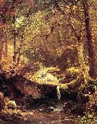 Albert Bierstadt The Mountain Brook oil painting